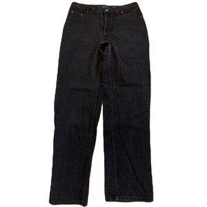 Denver Hayes 31x32 Black Straight Leg High Rise 100% Cotton Jeans